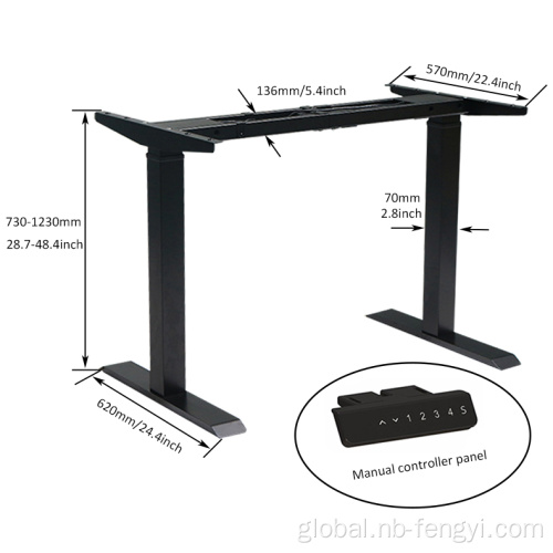 3 Leg Standing Desk Fengyi Quick Assembly 3-Stage Adjustable Height Desk Factory